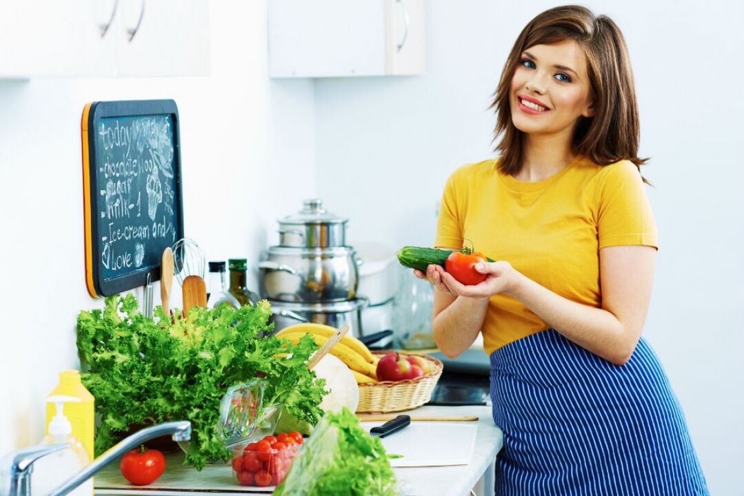 légumes dans mon régime préféré